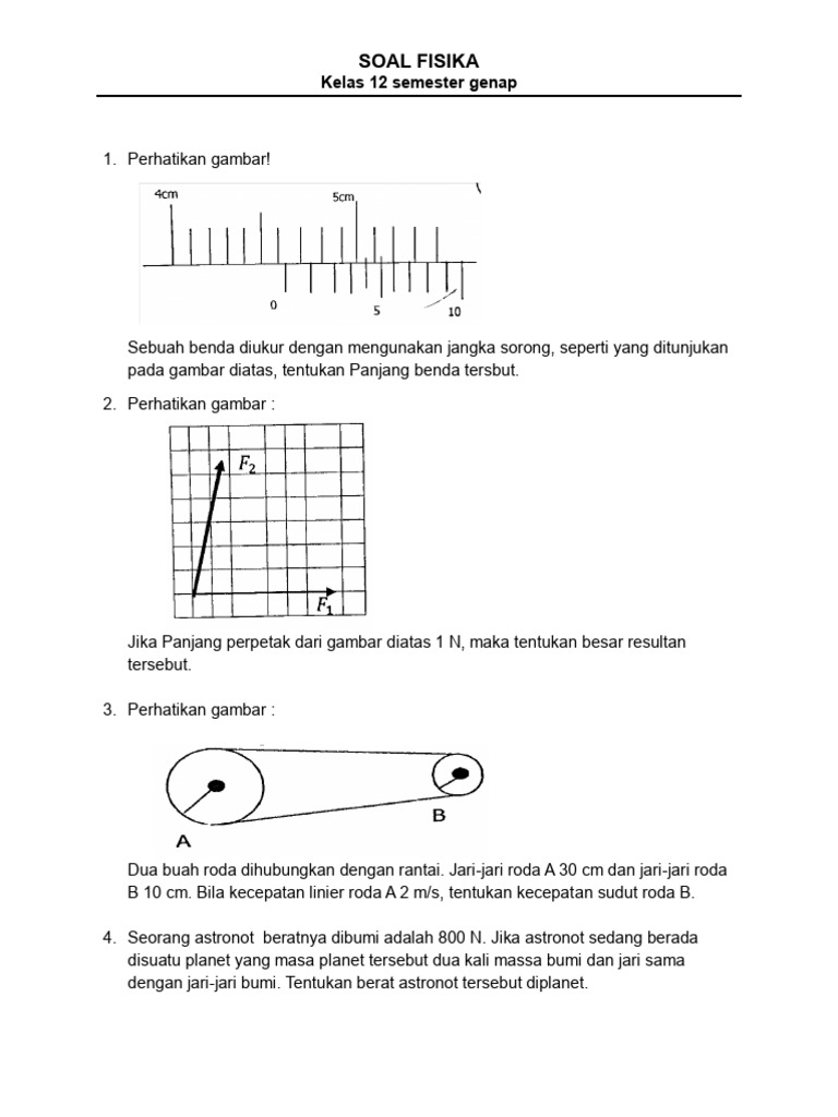 Ternyata Bank Soal Fisika Kelas 12 Semester 1 Kurtilas Ini Siap Cetak di Bimbel Brilian!