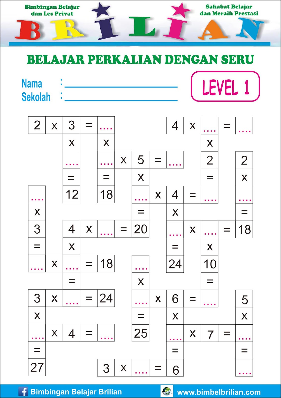 Soal Perkalian Kelas 1 Sd Dalchaebi