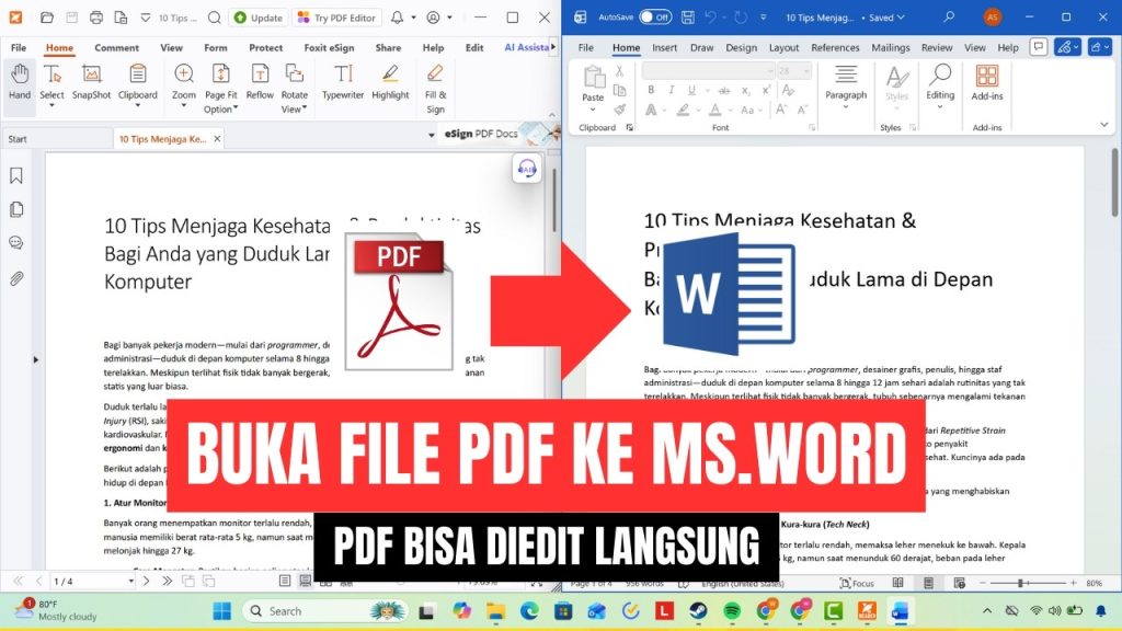 3 Rahasia Cara Buka File Word Berubah Jadi BDF Agar Layout dan Font Tidak Berantakan di Tahun Ini