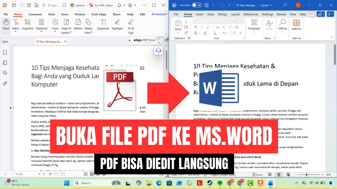 3 Rahasia Cara Buka File Word Berubah Jadi BDF Agar Layout dan Font Tidak Berantakan di Tahun Ini